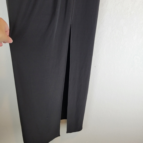 NWT Alex & Eve Embellished Puff-Shoulder Long Sleeve Black Dress Size 4 - Picture 7 of 11